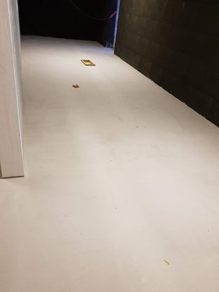 Boden fertig Wärterhaus