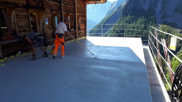 Betonsanierung Terasse Sunnbüel