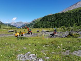 Sunbüel Aufräumarbeiten