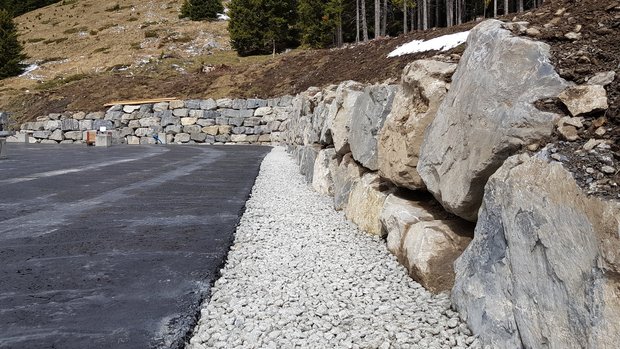 Blockmauer Öschinensee